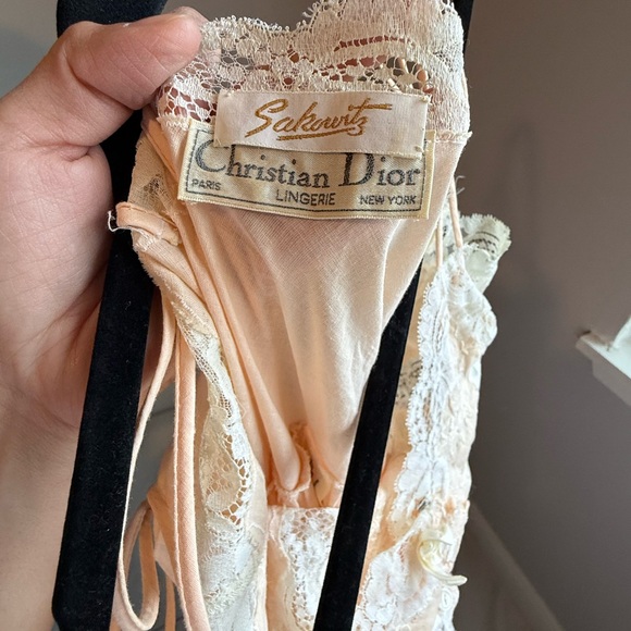 Dior Pink Lace Nightgown - Picture 4 of 6